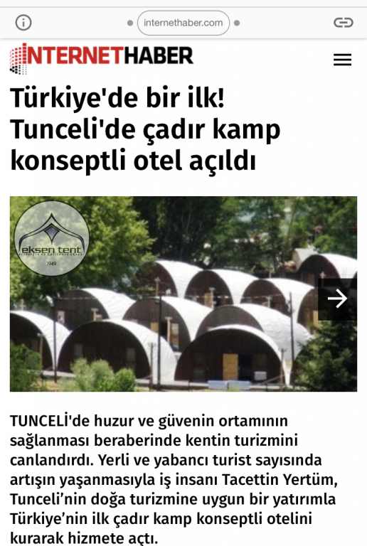 tunceli bungalov evleri turkiye nin ilk cadir oteli bungalov evleri bungalov cadir